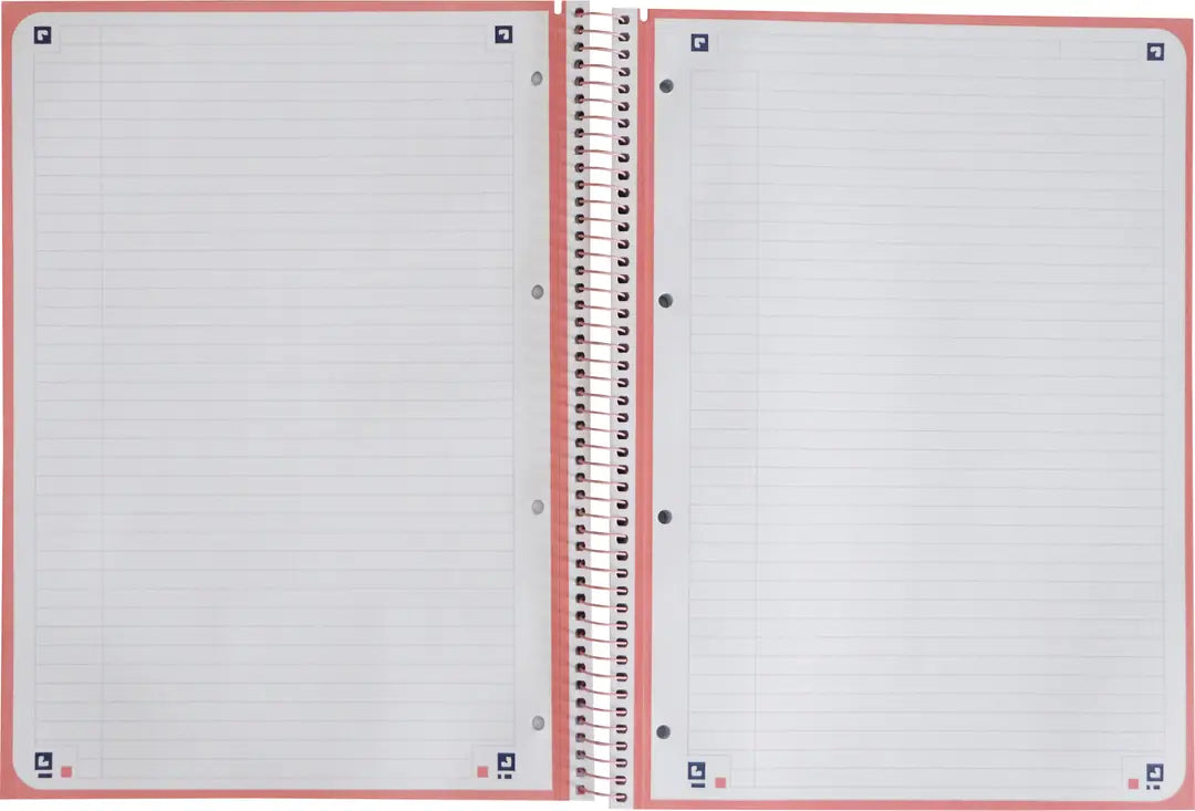 OXFORD Spiralbuch A4+ 400138324 liniert pastellrosa 80 Blatt