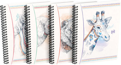 OXFORD Spiralbuch Boho Spirit A5 400153868 liniert, assortiert 60 Blatt