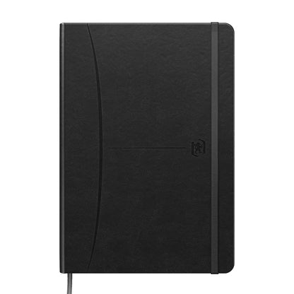 OXFORD Signature Notizbuch 400154943 A5, liniert 80 Blatt, schwarz