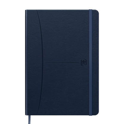 OXFORD Signature Notizbuch 400154945 A5, liniert 80 Blatt, blau