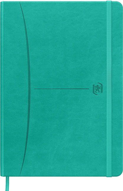OXFORD Signature Notizbuch 400154946 A5, kariert 80 Blatt, türkis
