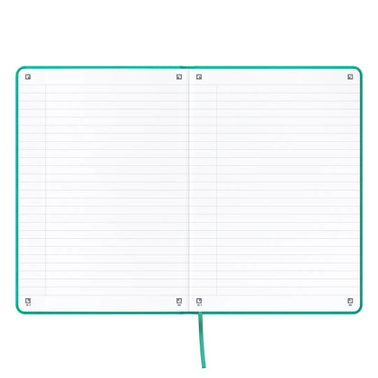 OXFORD Signature Notizbuch 400154947 A5, liniert 80 Blatt, türkis