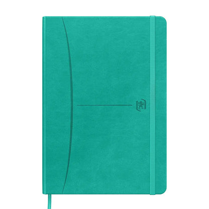 OXFORD Signature Notizbuch 400154947 A5, liniert 80 Blatt, türkis