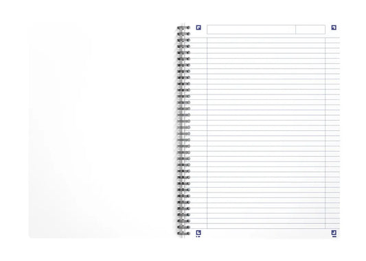 OXFORD My Rec'Up Spiralheft 400166095 A4, liniert 90 Blatt, blau