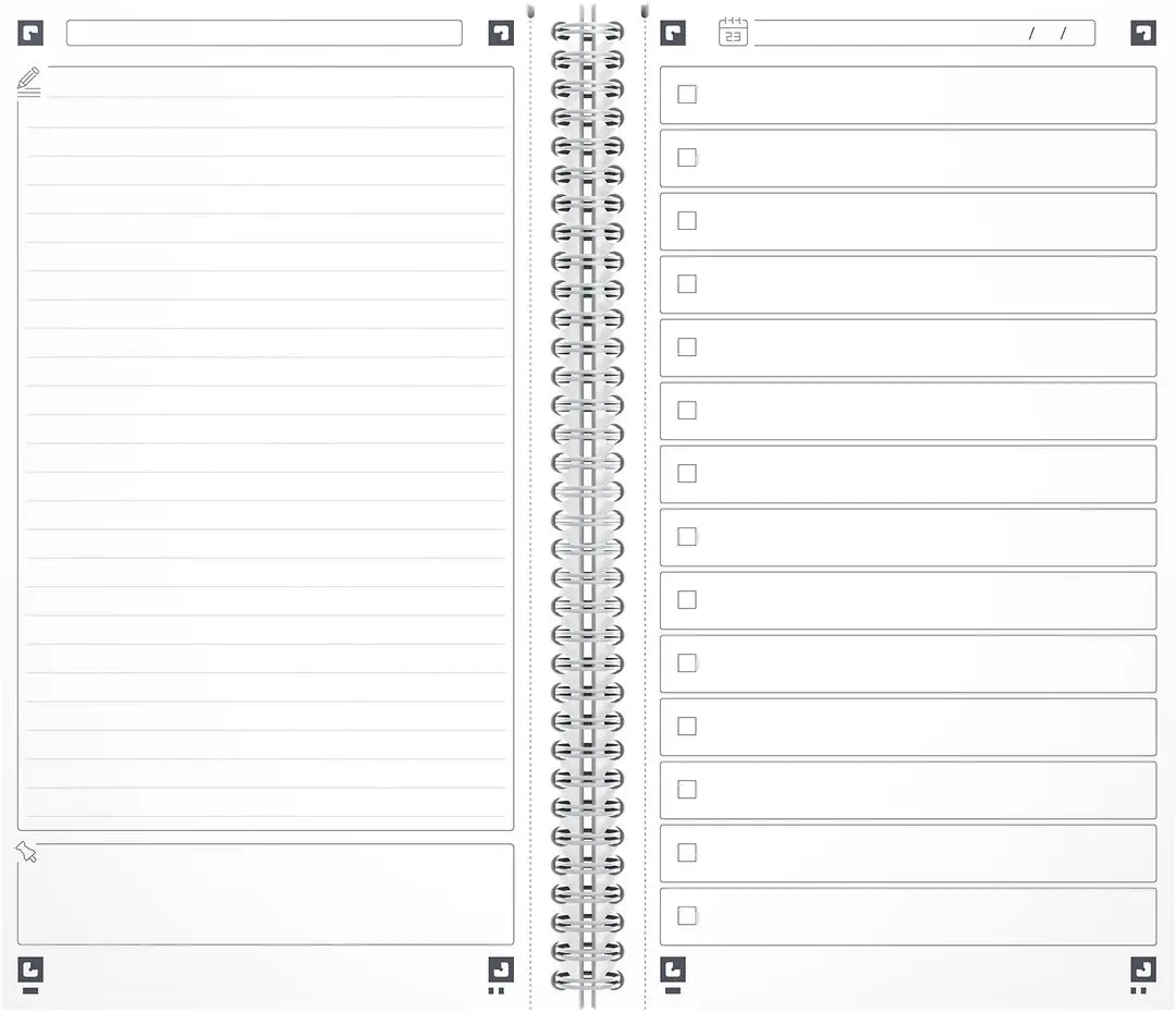 OXFORD Task Manager 141x246mm 400184966 liniert, aqua 115 Blatt