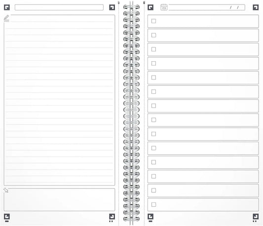 OXFORD Task Manager 141x246mm 400184966 liniert, aqua 115 Blatt