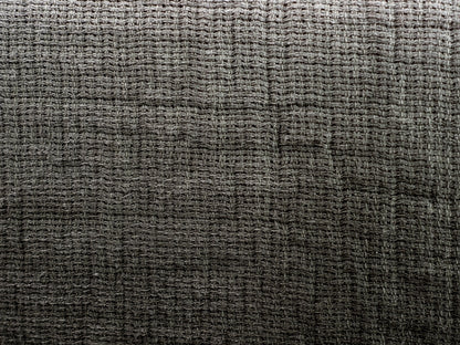 mumix - Transition Tablecloth 160 x 320 cm - Handmade Linen, Green-Black ✨🌿