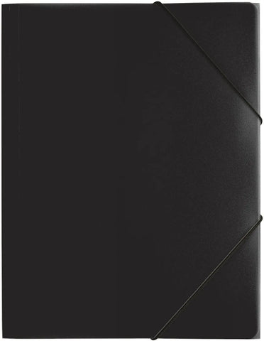 PAGNA Gummibandmappe Trend A4 21613-01 schwarz 3 Klappen