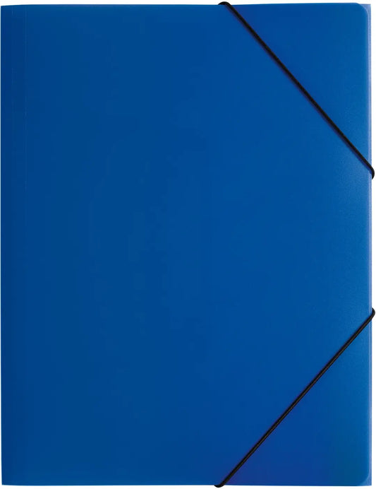 PAGNA Gummibandmappe Trend A4 21613-07 blau 3 Klappen