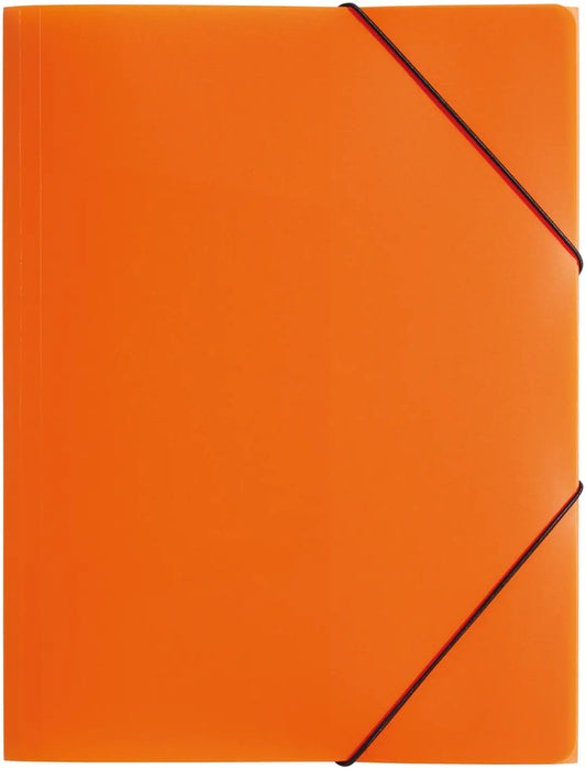 PAGNA Gummibandmappe Trend A4 21613-09 orange 3 Klappen