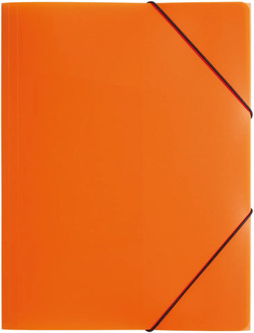 PAGNA Gummibandmappe Trend A4 21613-09 orange 3 Klappen