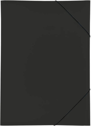 PAGNA Gummibandmappe Trend A3 21638-01 schwarz 3 Klappen