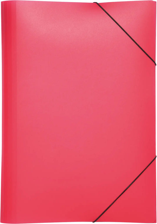 PAGNA Gummibandmappe Trend A3 21638-03 rot 3 Klappen