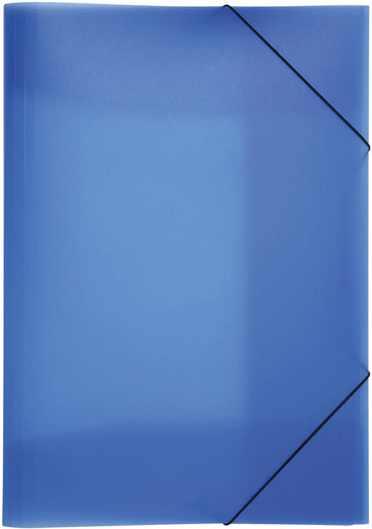 PAGNA Gummibandmappe Trend A3 21638-07 blau 3 Klappen