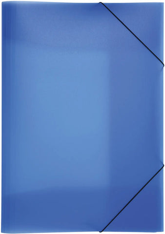 PAGNA Gummibandmappe Trend A3 21638-07 blau 3 Klappen