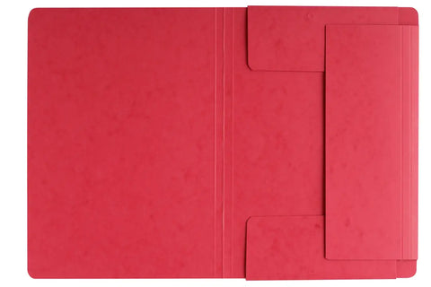 PAGNA Gummibandmappe A4 24007-01 rot 3 Klappen