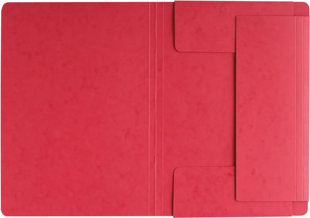 PAGNA Gummibandmappe A4 24007-01 rot 3 Klappen