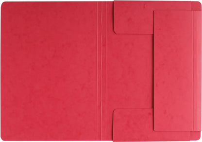 PAGNA Gummibandmappe A4 24007-01 rot 3 Klappen