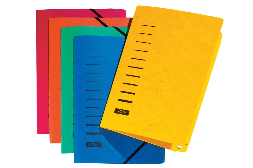 PAGNA Gummizugmappe A4 24007-12 orange 3 Klappen