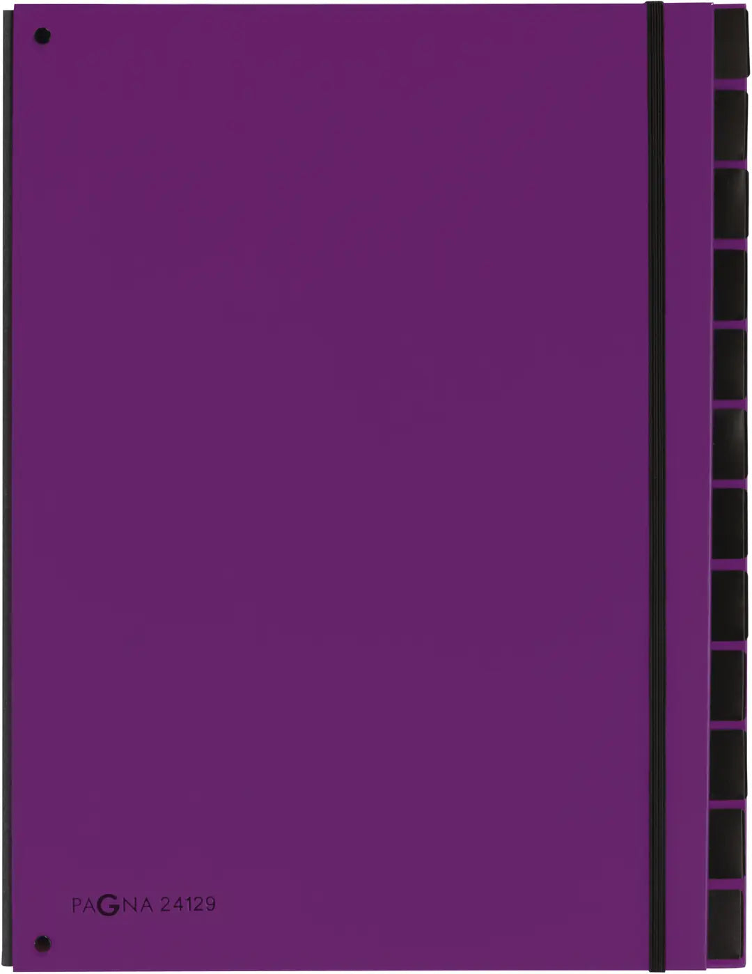 PAGNA Pultordner Trend A4 24129-12 lila 12 Fächer