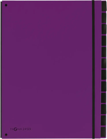 PAGNA Pultordner Trend A4 24129-12 lila 12 Fächer