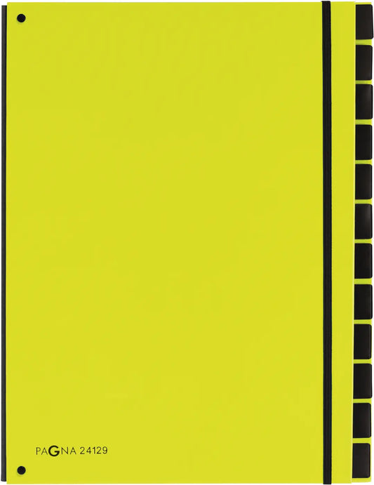 PAGNA Pultordner Trend A4 24129-17 lindgrün 12 Fächer