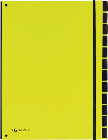 PAGNA Pultordner Trend A4 24129-17 lindgrün 12 Fächer