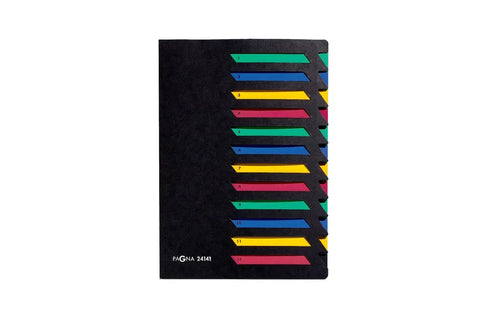 PAGNA Deskorganizer A4 24141-04 schwarz 12 Fächer