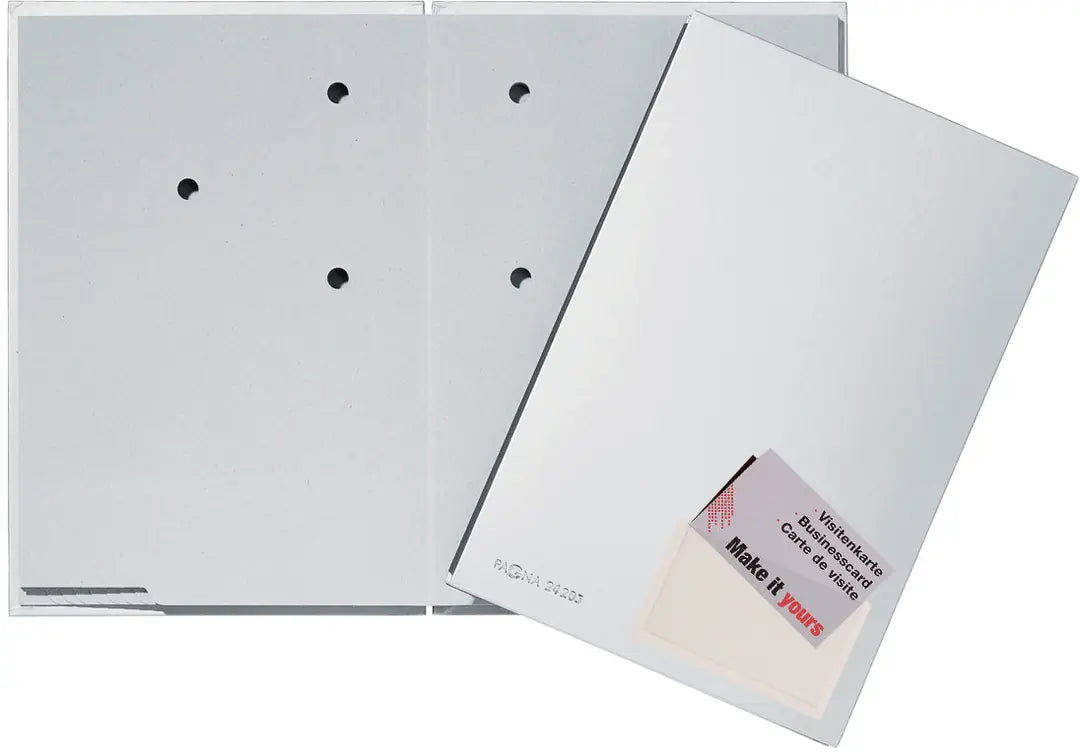 PAGNA Unterschriftenmappe A4 24205/14 silber