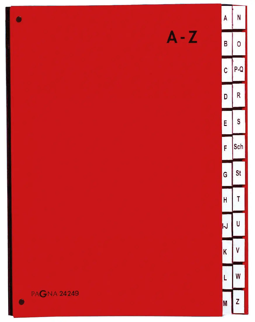 PAGNA Pultordner Color A4 24249-01 rot A-Z
