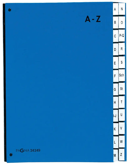 PAGNA Pultordner Color A4 24249-02 blau A-Z