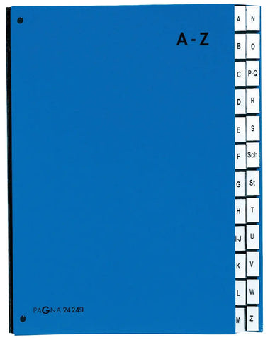 PAGNA Pultordner Color A4 24249-02 blau A-Z
