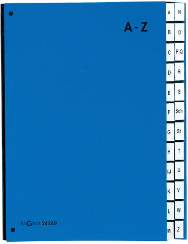 PAGNA Pultordner Color A4 24249-02 blau A-Z