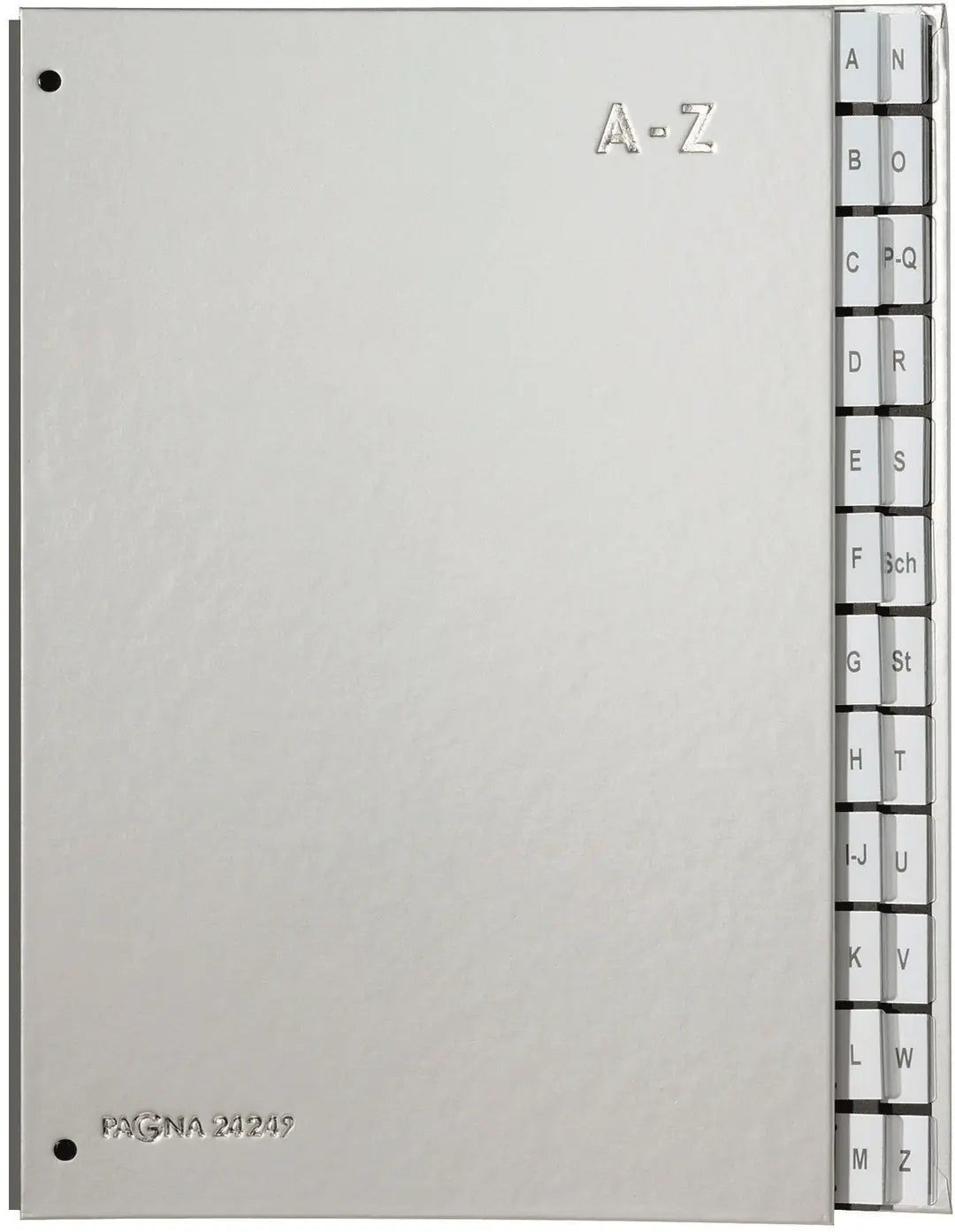 PAGNA Pultordner Color A4 24249-14 silber A-Z