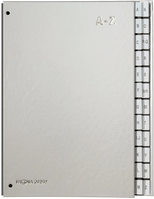 PAGNA Pultordner Color A4 24249-14 silber A-Z