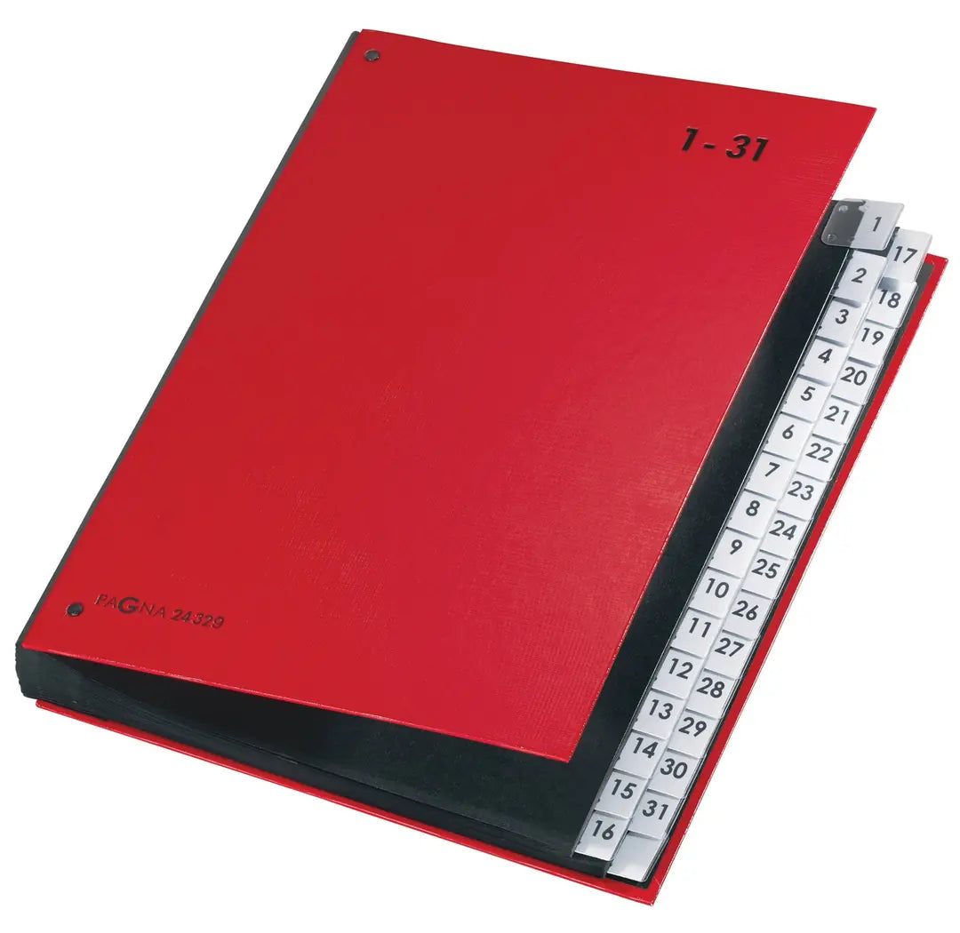 PAGNA Pultordner Color A4 24329-01 rot 1-31