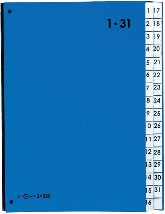 PAGNA Pultordner Color A4 24329-02 blau 1-31