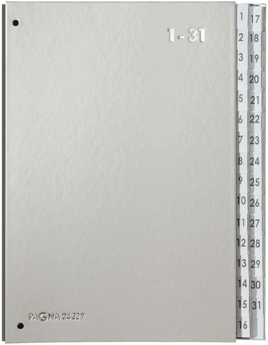 PAGNA Pultordner Color A4 24329-14 silber 1-31
