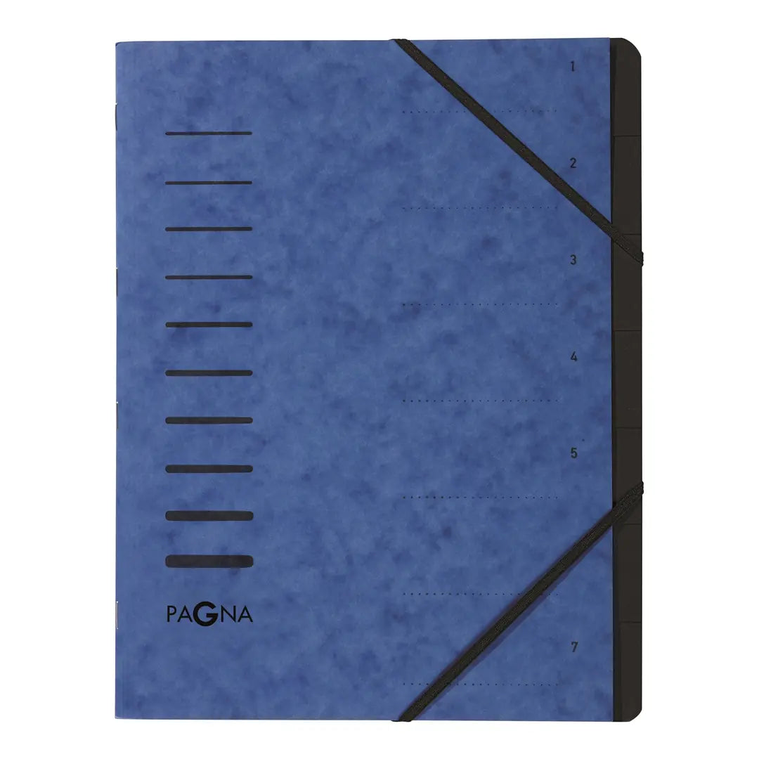 PAGNA Ordnungsmappe A4 40058-02 blau 7-teilig