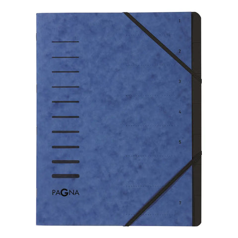 PAGNA Ordnungsmappe A4 40058-02 blau 7-teilig