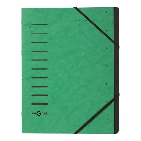 PAGNA Ordnungsmappe 40058-03 grün 7-teilig