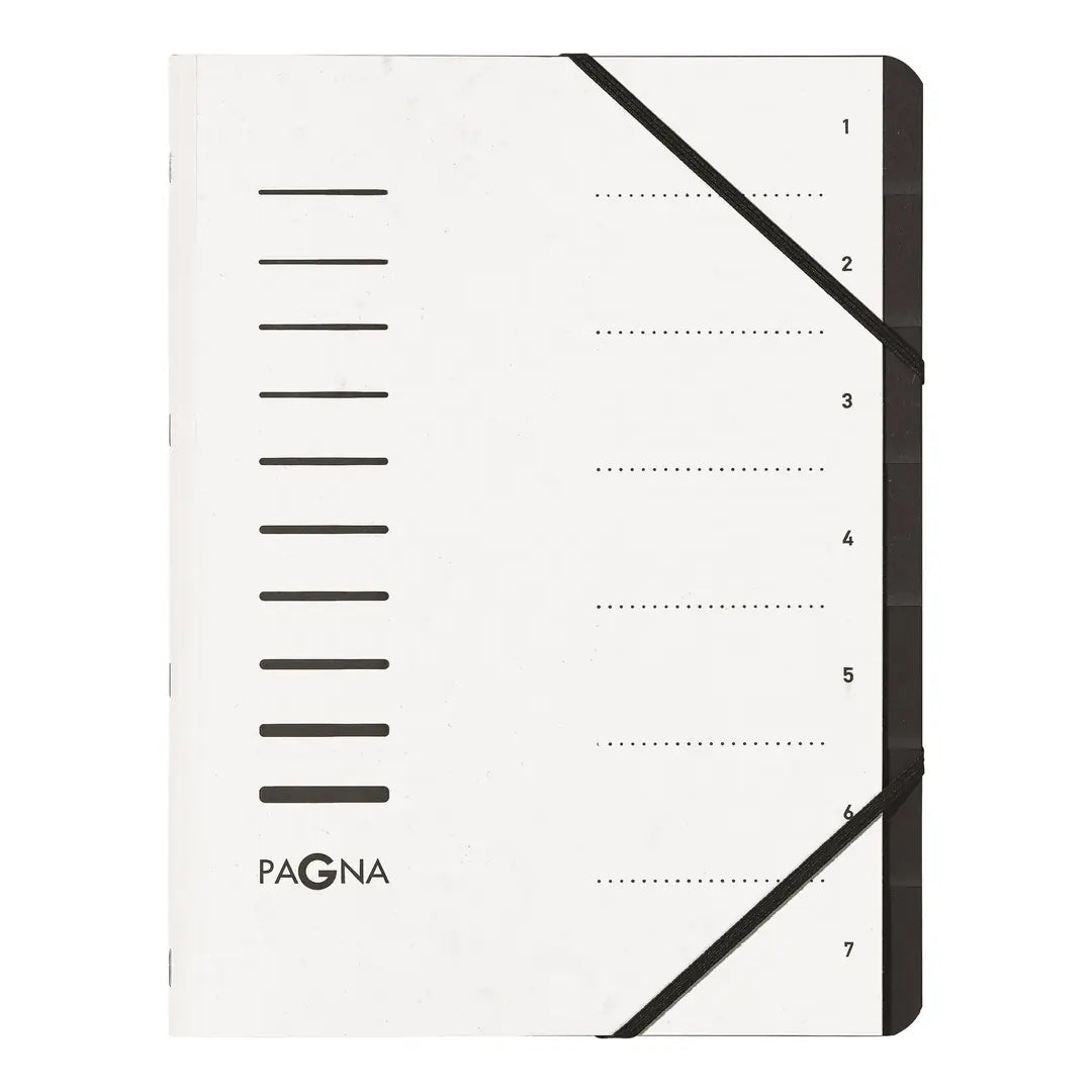 PAGNA Ordnungsmappe 40058-08 weiss 7-teilig