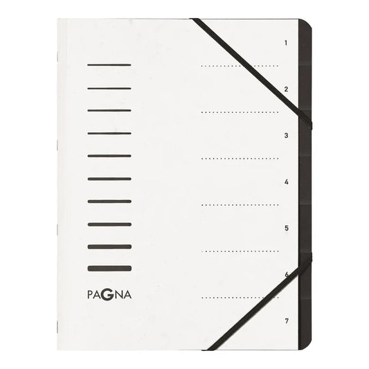 PAGNA Ordnungsmappe 40058-08 weiss 7-teilig
