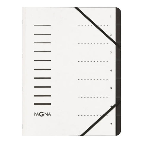 PAGNA Ordnungsmappe 40058-08 weiss 7-teilig