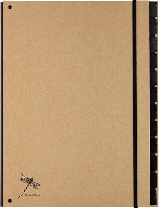 PAGNA Pultordner Pur A4 44012-11 natur 12-teilig