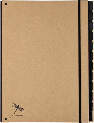 PAGNA Pultordner Pur A4 44012-11 natur 12-teilig