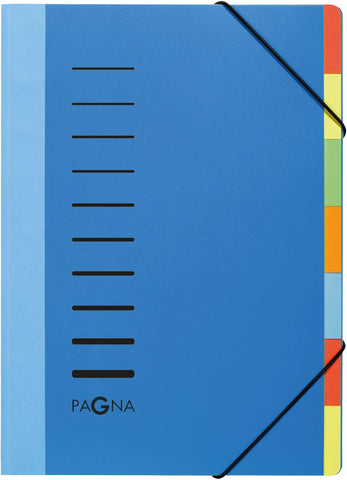 PAGNA Deskorganizer A4 44043/02 blau 7 Fächer