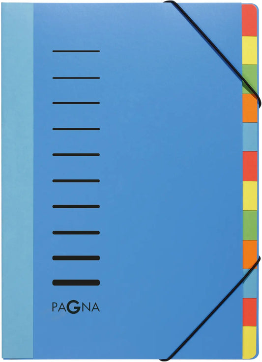 PAGNA Deskorganizer A4 44044-02 blau 12 Fächer