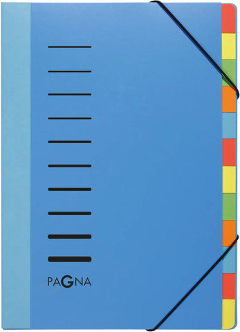 PAGNA Deskorganizer A4 44044-02 blau 12 Fächer