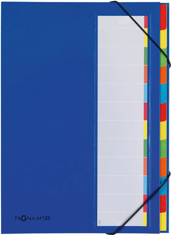 PAGNA Deskorganizer A4 44133-02 blau 12 Fächer